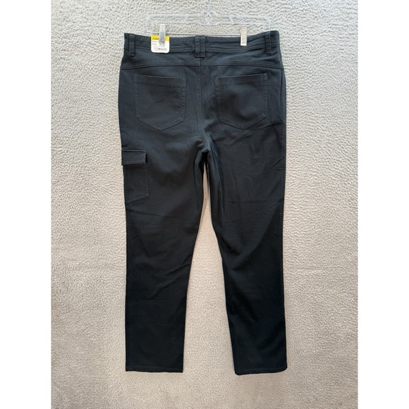 Cabelas Pants Womens 14 Black Cargo Stretch Outdoors Hiking Camping Workwear NEW - Picture 2 of 11